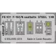 Eduard Accessories F-16C/N seatbelts STEEL for Tamiya - acél fotómaratott biztonsági övek