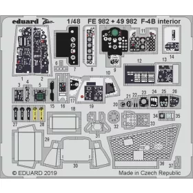   Eduard Accessories F-4B interior for Academy - F-4B belsőtér-részletező készlet