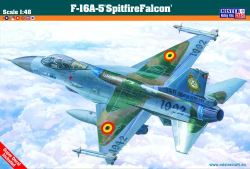 MisterCraft F-16A Block 5 Spitfire Falcon 1:48 repülőgép makett – MisterCraft G-03