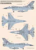MisterCraft F-16C Block 52+ Jastrząb / Hawk 1:48 repülőgép makett – MisterCraft G-116