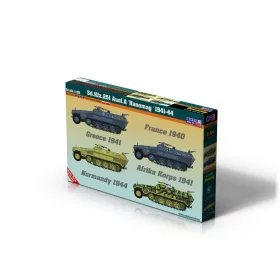 MisterCraft Sd. Kfz 251 ausf A Hanomag 1941-44 1:35 harcjármű makett – MisterCraft G-94