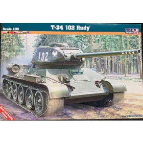 MisterCraft T-34 102 Rudy 1:35 harcjármű makett – MisterCraft G-95
