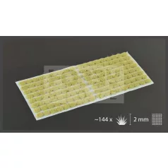   Gamers Grass TUFTS Realisztikus Beige 2mm-Bézs színű fűcsomók diorámához-Small 144 darab (2 mm self-adhesive -BEIGE)