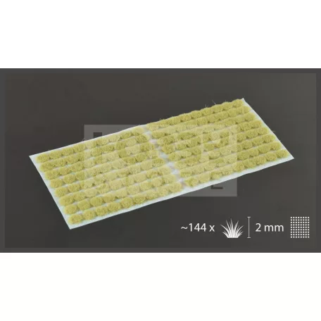 Gamers Grass TUFTS Realisztikus Beige 2mm-Bézs színű fűcsomók diorámához-Small 144 darab (2 mm self-adhesive -BEIGE)