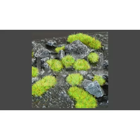 Gamers Grass TUFTS Realisztikus Bright Green 2mm - Világos Zöld színű fűcsomók diorámához (2 mm self-adhesive - BRIGHT GREEN)