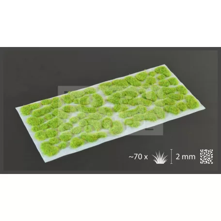 Gamers Grass TUFTS Realisztikus Bright Green 2mm - Világos Zöld színű fűcsomók diorámához (2 mm self-adhesive - BRIGHT GREEN)