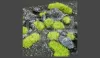Gamers Grass TUFTS Realisztikus Bright Green 2mm - Világos Zöld színű fűcsomók diorámához-Small 144 darab (2 mm self-adhesive - BRIGHT GREEN)