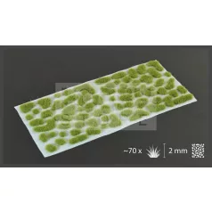   Gamers Grass TUFTS Realisztikus Dry Green 2mm - fűcsomók diorámához (2 mm self-adhesive - DRY GREEN)