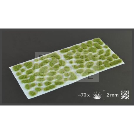 Gamers Grass TUFTS Realisztikus Dry Green 2mm - fűcsomók diorámához (2 mm self-adhesive - DRY GREEN)