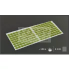 Gamers Grass TUFTS Realisztikus Dry Green 2mm - fűcsomók diorámához-Small 144 darab (2 mm self-adhesive - DRY GREEN)