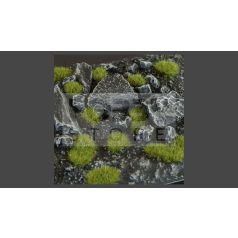   Gamers Grass TUFTS Realisztikus Dry Green 2mm - fűcsomók diorámához-Small 144 darab (2 mm self-adhesive - DRY GREEN)