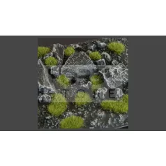   Gamers Grass TUFTS Realisztikus Dry Green 2mm - fűcsomók diorámához-Small 144 darab (2 mm self-adhesive - DRY GREEN)