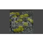 Gamers Grass TUFTS Realisztikus Dark Moss 2mm - Sötét moha színű fűcsomók diorámához (2 mm self-adhesive -Dark Moss)