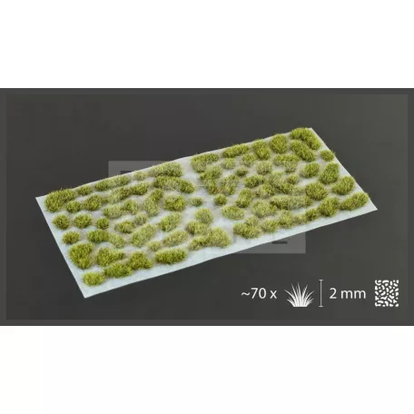 Gamers Grass TUFTS Realisztikus Dark Moss 2mm - Sötét moha színű fűcsomók diorámához (2 mm self-adhesive -Dark Moss)