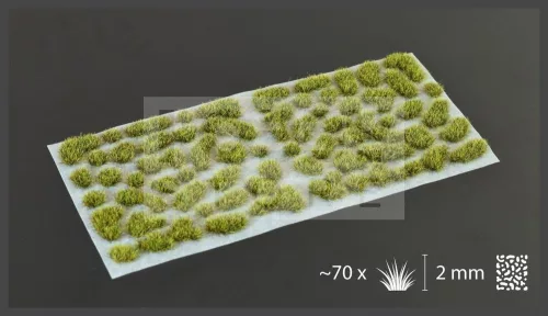 Gamers Grass TUFTS Realisztikus Dark Moss 2mm - Sötét moha színű fűcsomók diorámához (2 mm self-adhesive -Dark Moss)