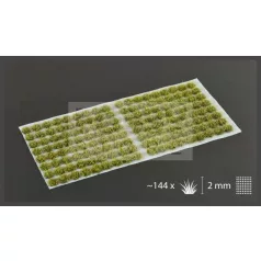   Gamers Grass TUFTS Realisztikus Dark Moss 2mm - Sötét moha színű fűcsomók diorámához-Small 144 darab (2 mm self-adhesive -Dark Moss)