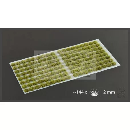 Gamers Grass TUFTS Realisztikus Dark Moss 2mm - Sötét moha színű fűcsomók diorámához-Small 144 darab (2 mm self-adhesive -Dark Moss)