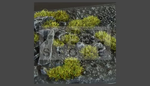 Gamers Grass TUFTS Realisztikus Dark Moss 2mm - Sötét moha színű fűcsomók diorámához-Small 144 darab (2 mm self-adhesive -Dark Moss)