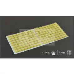   Gamers Grass TUFTS Realisztikus Beige - bézs színű fűcsomók diorámához-Small 144 darb (4 mm self-adhesive - BEIGE)