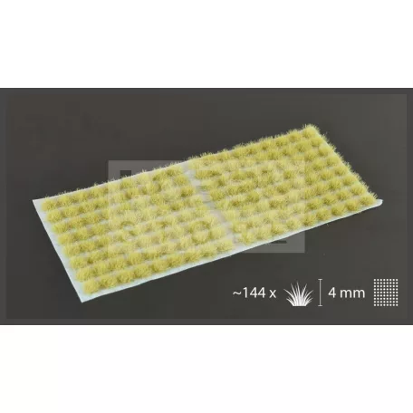 Gamers Grass TUFTS Realisztikus Beige - bézs színű fűcsomók diorámához-Small 144 darb (4 mm self-adhesive - BEIGE)