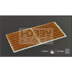   Gamers Grass TUFTS Realisztikus Brown-Barna színű fűcsomók diorámához-Small 144 darab (4 mm self-adhesive - Brown)