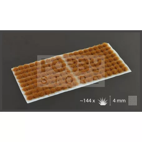 Gamers Grass TUFTS Realisztikus Brown-Barna színű fűcsomók diorámához-Small 144 darab (4 mm self-adhesive - Brown)