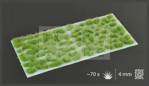 Gamers Grass TUFTS Realisztikus Green - zöld színű fűcsomók diorámához (4 mm self-adhesive - GREEN)