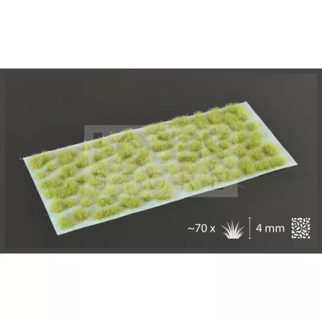 Gamers Grass TUFTS Realisztikus Light Green - világoszöld színű fűcsomók diorámához (4 mm self-adhesive - LIGHT GREEN)