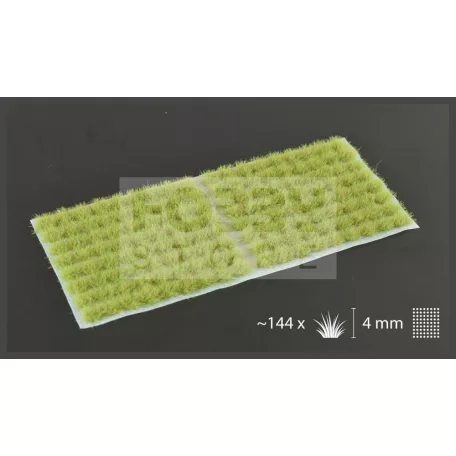 Gamers Grass TUFTS Realisztikus Light Green - világoszöld színű fűcsomók diorámához-Small 144 darab (4 mm self-adhesive - LIGHT GREEN)