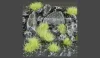 Gamers Grass TUFTS Realisztikus Light Green - világoszöld színű fűcsomók diorámához-Small 144 darab (4 mm self-adhesive - LIGHT GREEN)