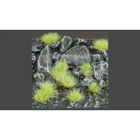 Gamers Grass TUFTS Realisztikus Light Green - világoszöld színű fűcsomók diorámához-Small 144 darab (4 mm self-adhesive - LIGHT GREEN)