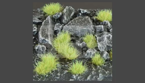Gamers Grass TUFTS Realisztikus Light Green - világoszöld színű fűcsomók diorámához-Small 144 darab (4 mm self-adhesive - LIGHT GREEN)