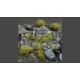 Gamers Grass TUFTS Realisztikus Swamp Green - mocsári zöld színű fűcsomók diorámához (4 mm self-adhesive - SWAMP GREEN)