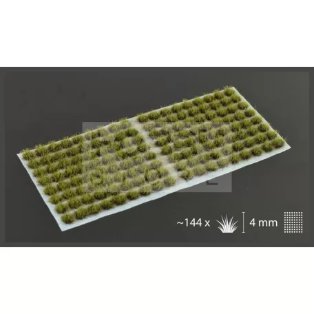 Gamers Grass TUFTS Realisztikus Swamp Green - mocsári zöld színű fűcsomók diorámához-Small 144 darab (4 mm self-adhesive - SWAMP GREEN)