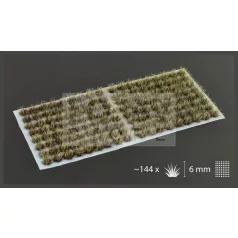   Gamers Grass TUFTS Realisztikus Burn - égett fű színű fűcsomók diorámához-Small 144 darab (6 mm self-adhesive - BURNED)