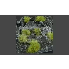   Gamers Grass TUFTS Realisztikus Dry Green színű fűcsomók diorámához (6 mm self-adhesive - DRY GREEN)