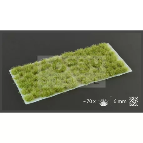 Gamers Grass TUFTS Realisztikus Dry Green színű fűcsomók diorámához (6 mm self-adhesive - DRY GREEN)