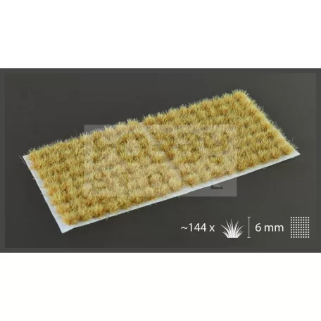 Gamers Grass TUFTS Realisztikus Dry-száraz fű színű fűcsomók diorámához-Small 144 darab (6 mm self-adhesive - Dry)