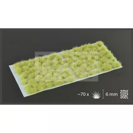 Gamers Grass TUFTS Realisztikus Light Green-világoszöld színű fűcsomók diorámához (6 mm self-adhesive - Light Green)