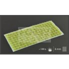 Gamers Grass TUFTS Realisztikus Light Green-világoszöld színű fűcsomók diorámához-Small 144 db (6 mm self-adhesive - Light Green)