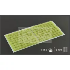   Gamers Grass TUFTS Realisztikus Light Green-világoszöld színű fűcsomók diorámához-Small 144 db (6 mm self-adhesive - Light Green)