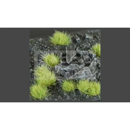 Gamers Grass TUFTS Realisztikus Light Green-világoszöld színű fűcsomók diorámához-Small 144 db (6 mm self-adhesive - Light Green)