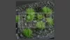 Gamers Grass TUFTS Realisztikus Strong Green-élénkzöld színű fűcsomók diorámához (6 mm self-adhesive - Strong Green)