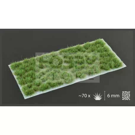 Gamers Grass TUFTS Realisztikus Strong Green-élénkzöld színű fűcsomók diorámához (6 mm self-adhesive - Strong Green)