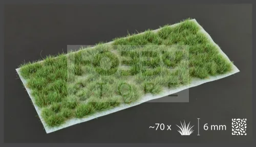 Gamers Grass TUFTS Realisztikus Strong Green-élénkzöld színű fűcsomók diorámához (6 mm self-adhesive - Strong Green)