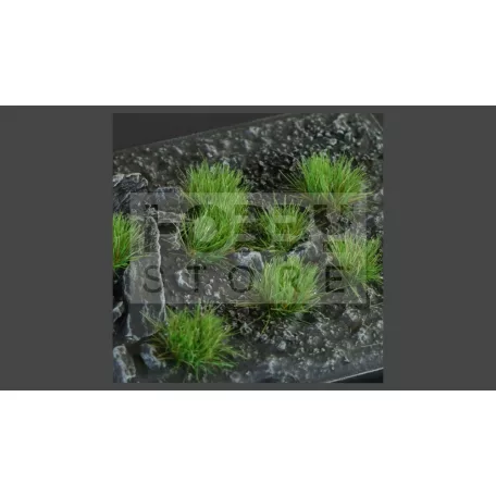 Gamers Grass TUFTS Realisztikus Strong Green-élénkzöld színű fűcsomók diorámához-Small 144 darab (6 mm self-adhesive - Strong Green)