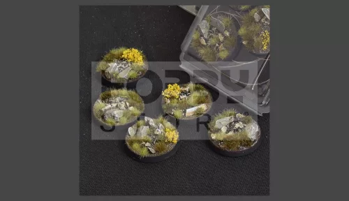 GAMERS GRASS - Highland Bases Round 40mm (x5) GGB-HLR40