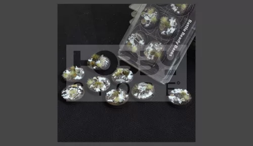 GAMERS GRASS - Winter Bases Round 32mm (x8) GGB-WR32