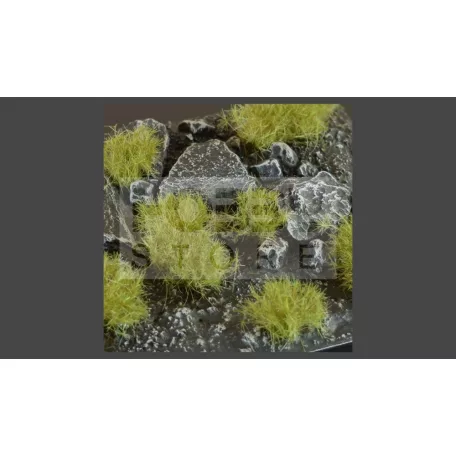 GAMERS GRASS SHRUBS TUFTS Realisztikus zöld színű bokrok diorámához (6 mm self-adhesive - Dense Green)