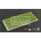 GAMERS GRASS SHRUBS TUFTS Dark Green - Realisztikus sötétzöld színű cserjék-bokrok diorámához (4-6 mm self-adhesive - DARK GREEN)